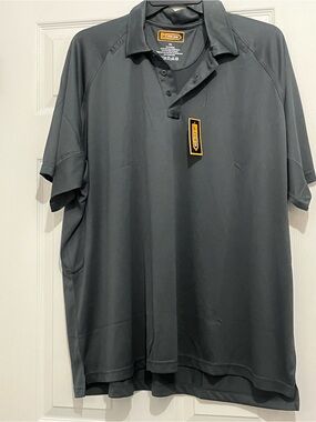 New RYNO GEAR Dark Grey Polo Shirt 3XL